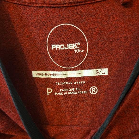 Mens Heather V- neck Tee - Picture 3 of 5